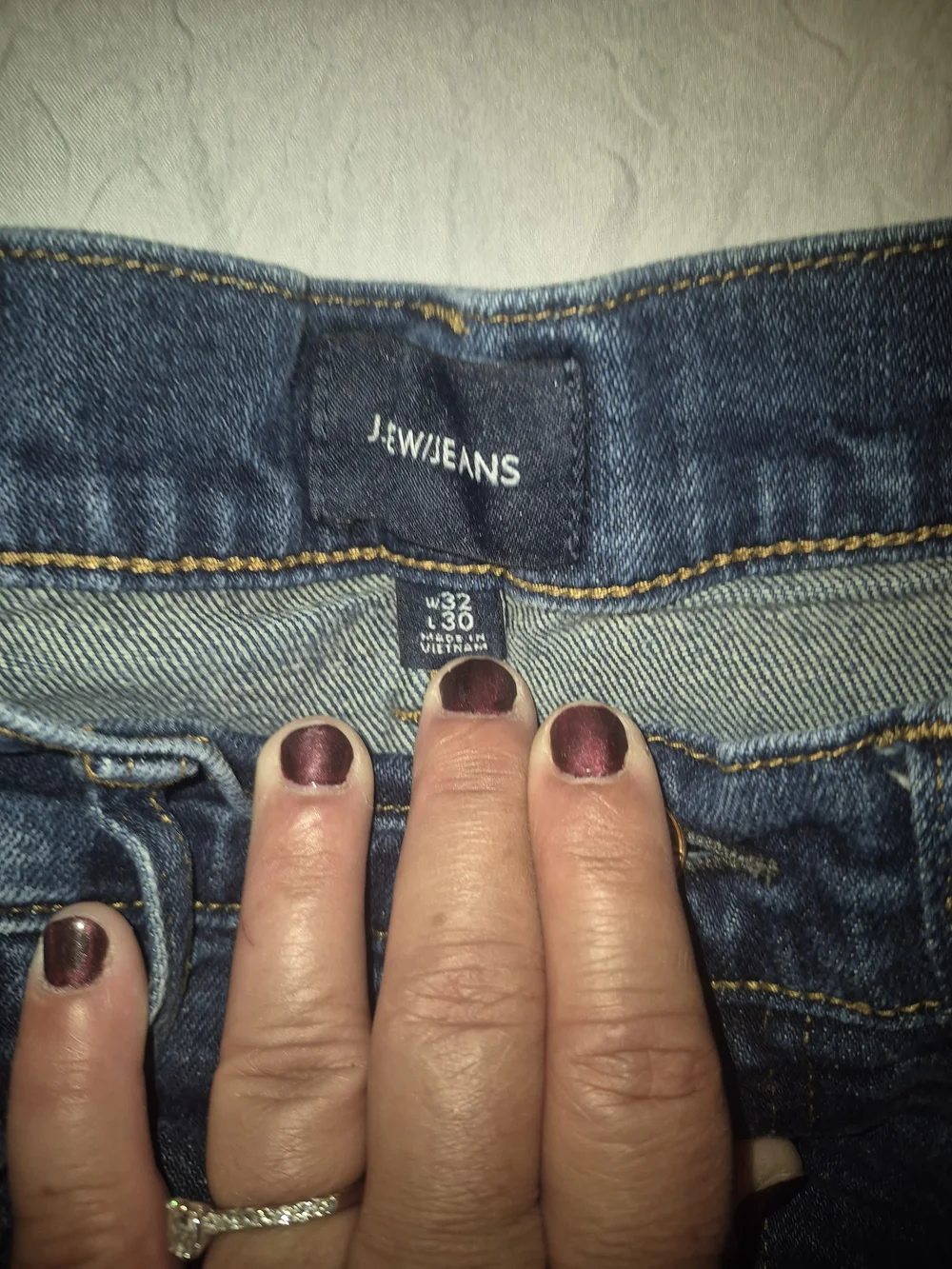 J. Crew Men’s Straight-Leg Dark Wash Jeans